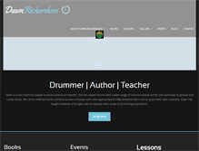Tablet Screenshot of dawnrichardson.com